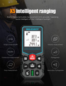 MILESEEY X5 X6 trenas a laser ,medidor de distancia láser ,trena100 metro a las
