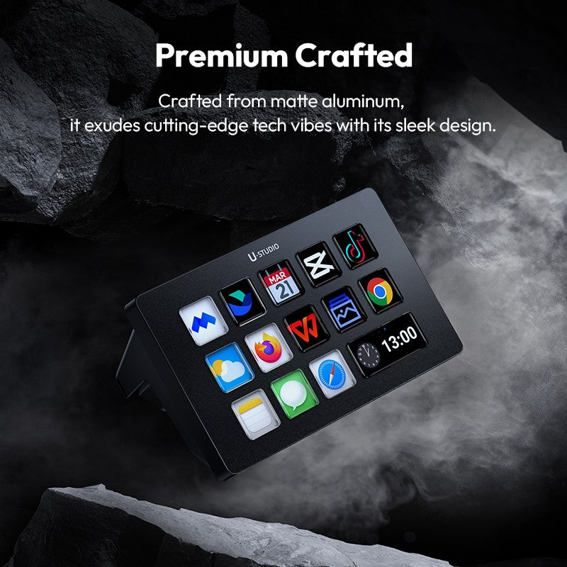 Console de produção Ulanzi D200 e controlador de estúdio para jogos/escritór