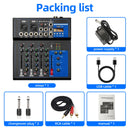 Mixer de som Depusheng de 4/7 canais, console digital portátil profissional de