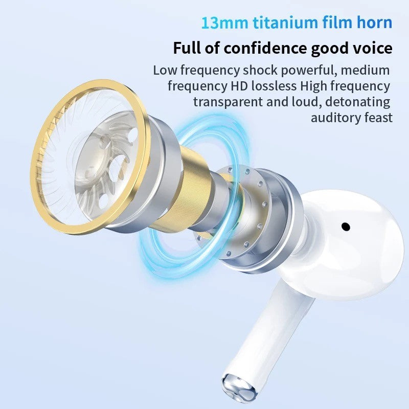 2025 novo ar pro verdadeiro sem fio bluetooth fones de ouvido som alta fidelidad