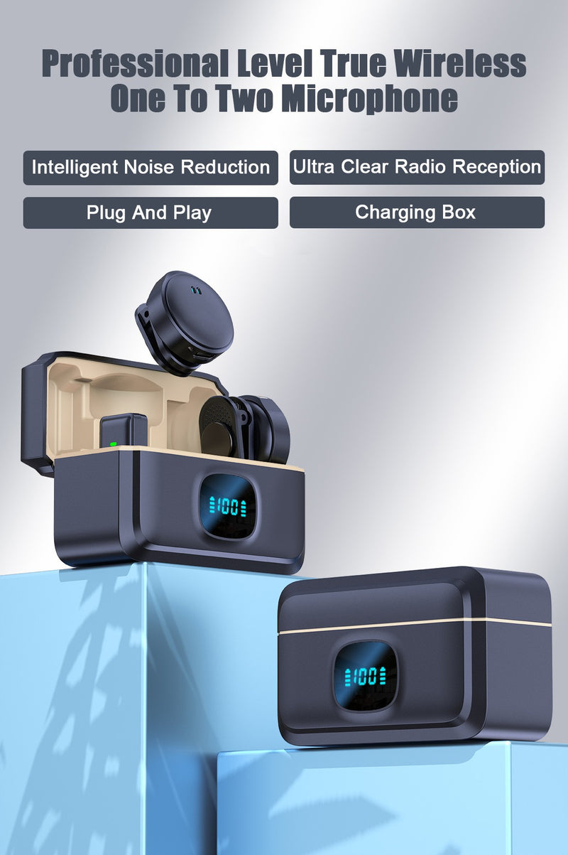 WIFIT Plug and Play 2.4G Chip Microfone de colar com botão de sucção magnéti