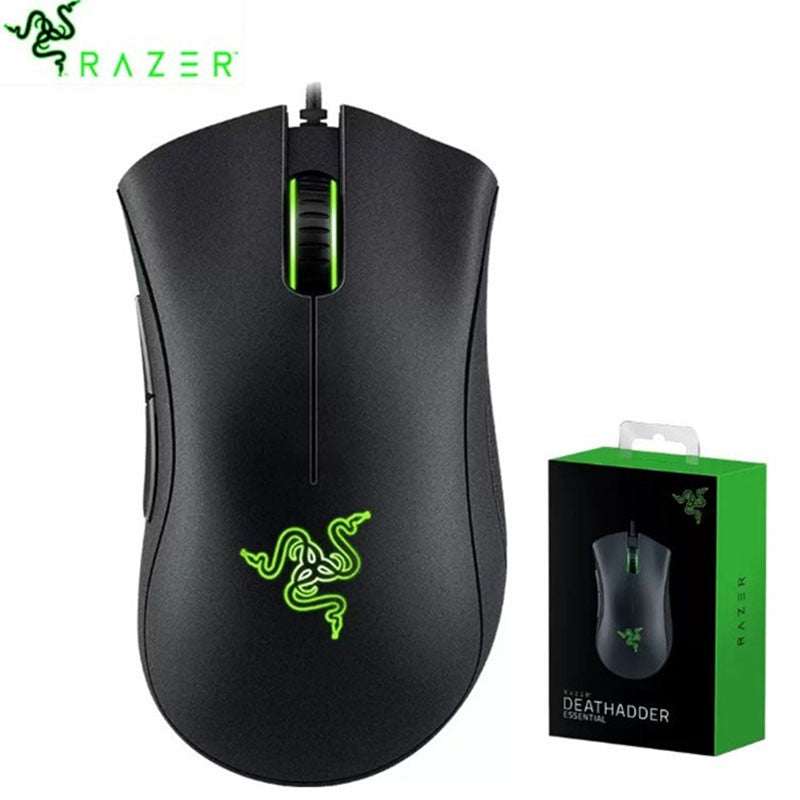 Razer DeathAdder Essential Wired Gaming Mouse / Mouse Com Fio 6400DPI 5 Botões