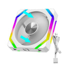 Jumpeak cs120 argb ventilador de refrigeração 360mm 240mm modular empilhável