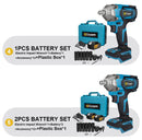 Gismo 1200N.M Torque Brushless Chave de impacto elétrica 1/2 polegada Chave de