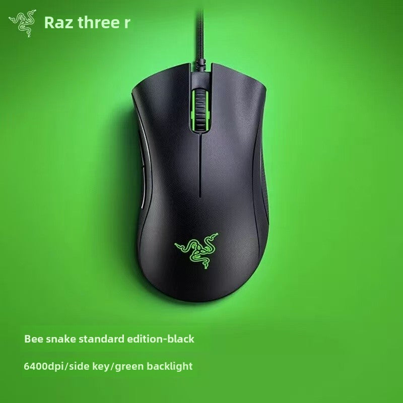 Razer DeathAdder Essential Wired Gaming Mouse / Mouse Com Fio 6400DPI 5 Botões
