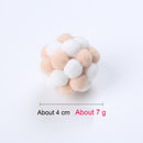 Bola de pelúcia interativa para gatos