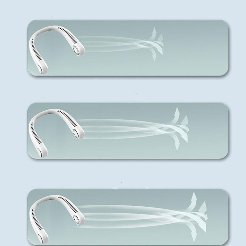 Ventilador de Pescoço Ombro Sem Lâmina Portátil Recarregável Mãos Livres (R