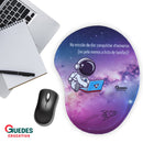 Mouse Pad Ergonômico - Astronauta conectado | Modelo Premium