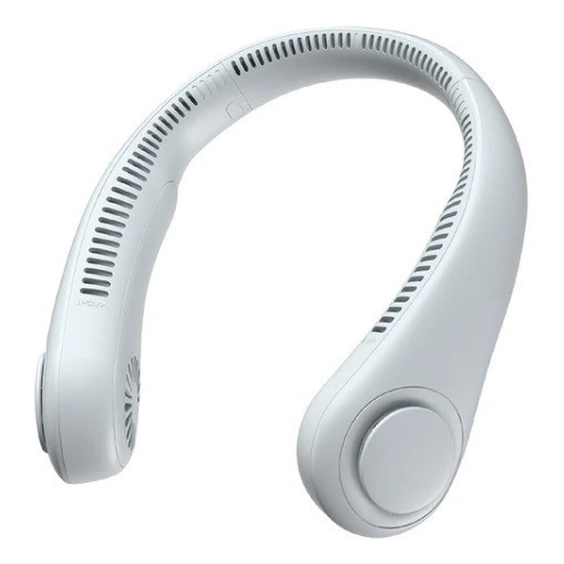 Ventilador Flexível De Pescoço Portátil Usb Recarregável Ideal Para Acampar Viajar Treinar Refrigeração Rápida