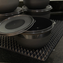 Kit 10 Potes Bowl 1300ml Plástico com Tampa reforçado Cozinha Marmita Micro-ondas, freezer