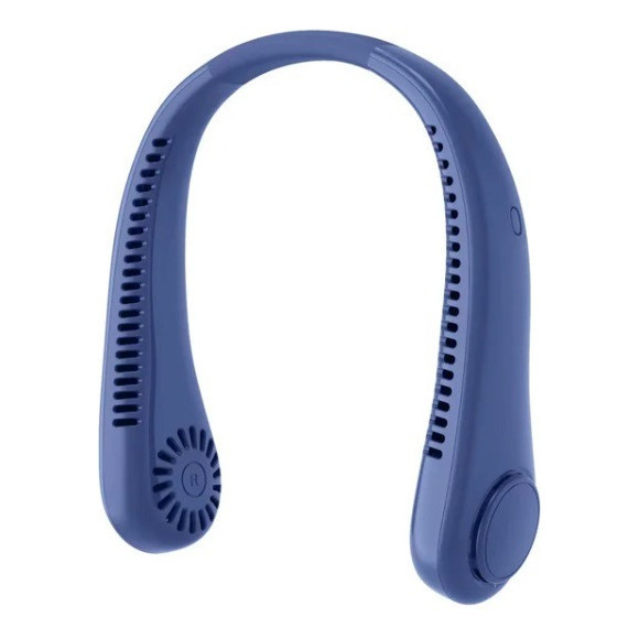 Ventilador Flexível De Pescoço Portátil Usb Recarregável Ideal Para Acampar Viajar Treinar Refrigeração Rápida